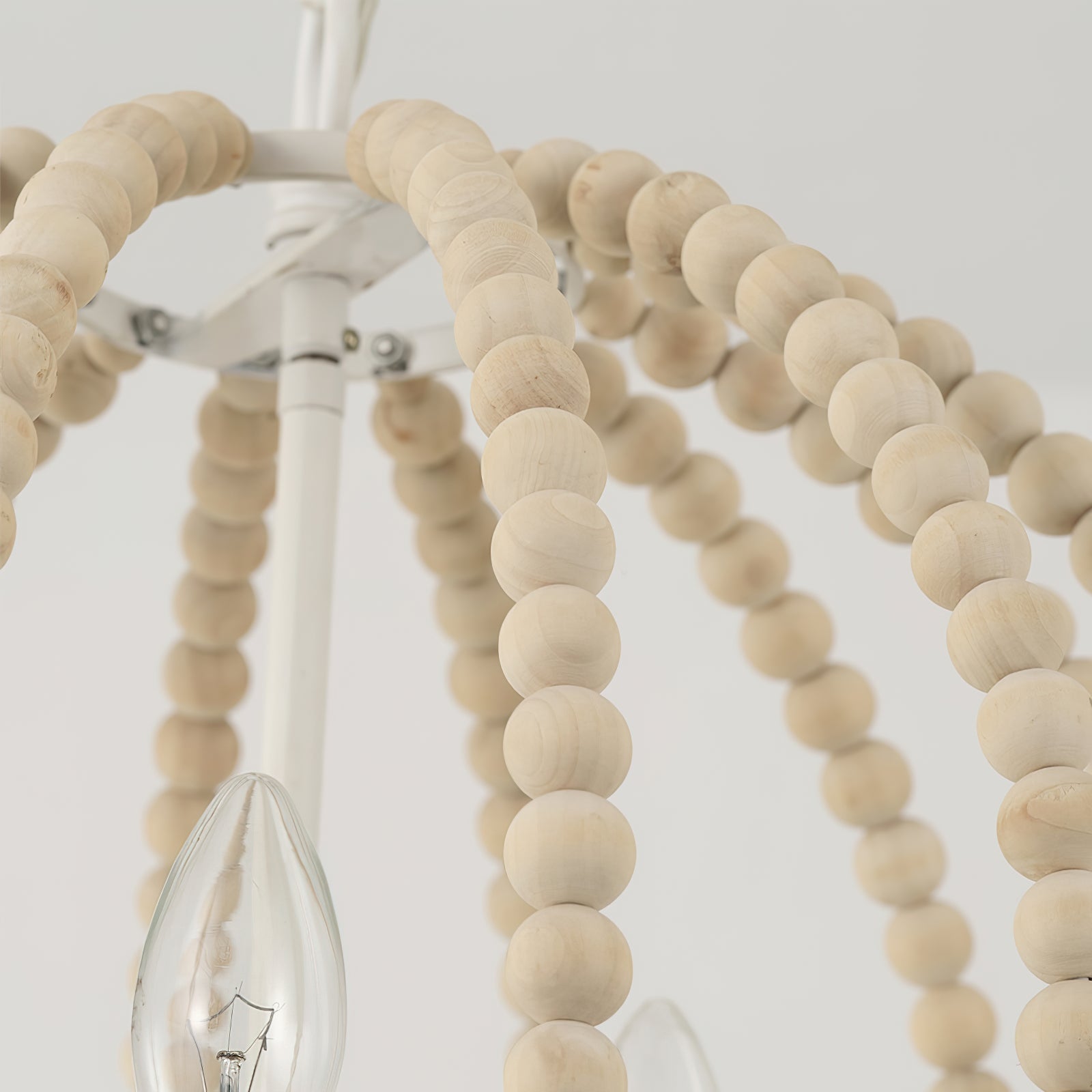 Vanoren Modern Minimalist Beaded Wooden Pendant Lamp - Letslighting