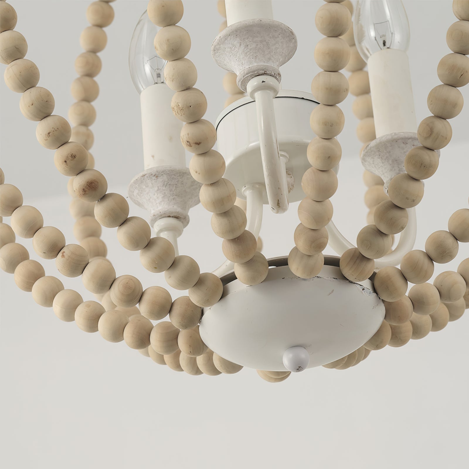 Vanoren Modern Minimalist Beaded Wooden Pendant Lamp - Letslighting