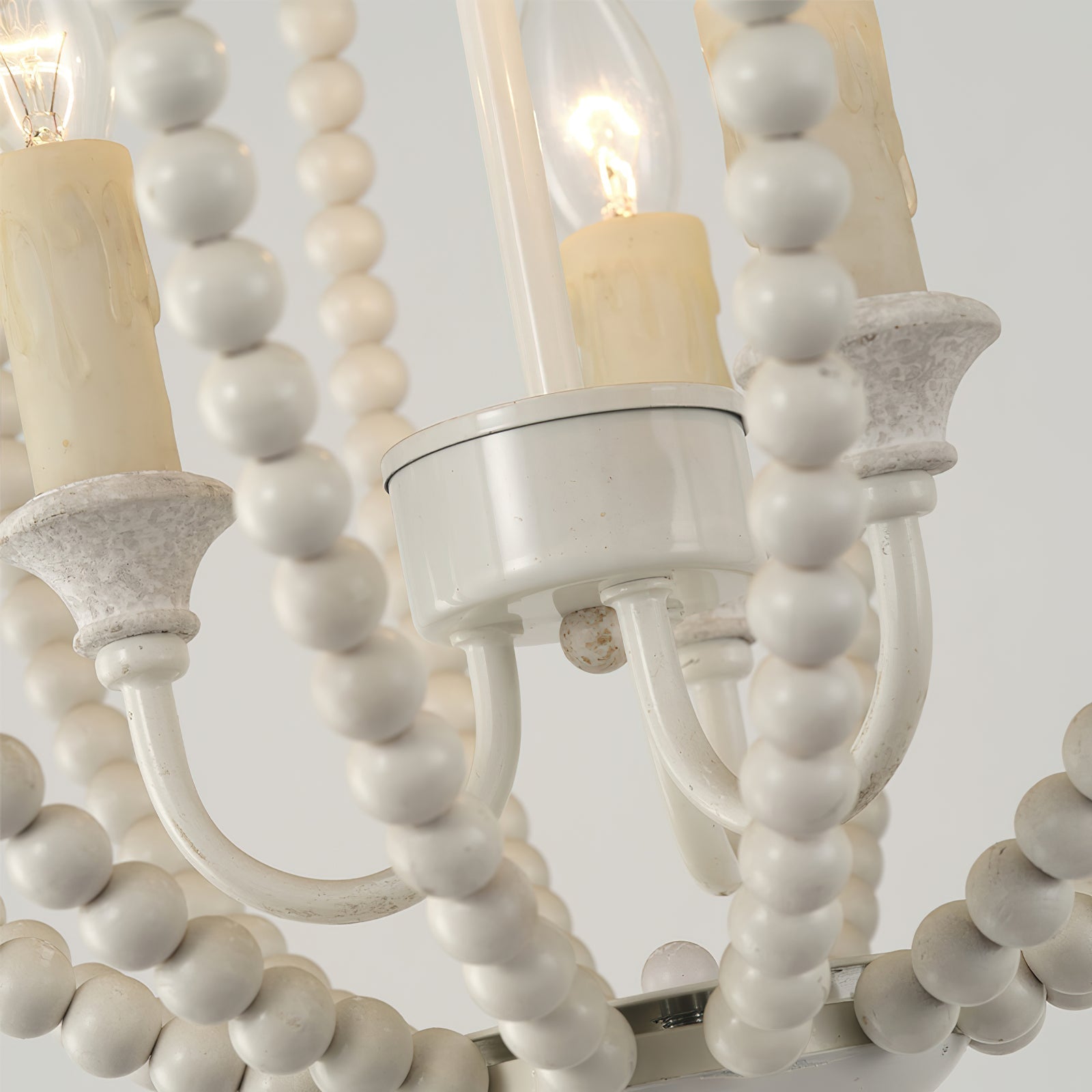 Vanoren Modern Minimalist Beaded Wooden Pendant Lamp - Letslighting