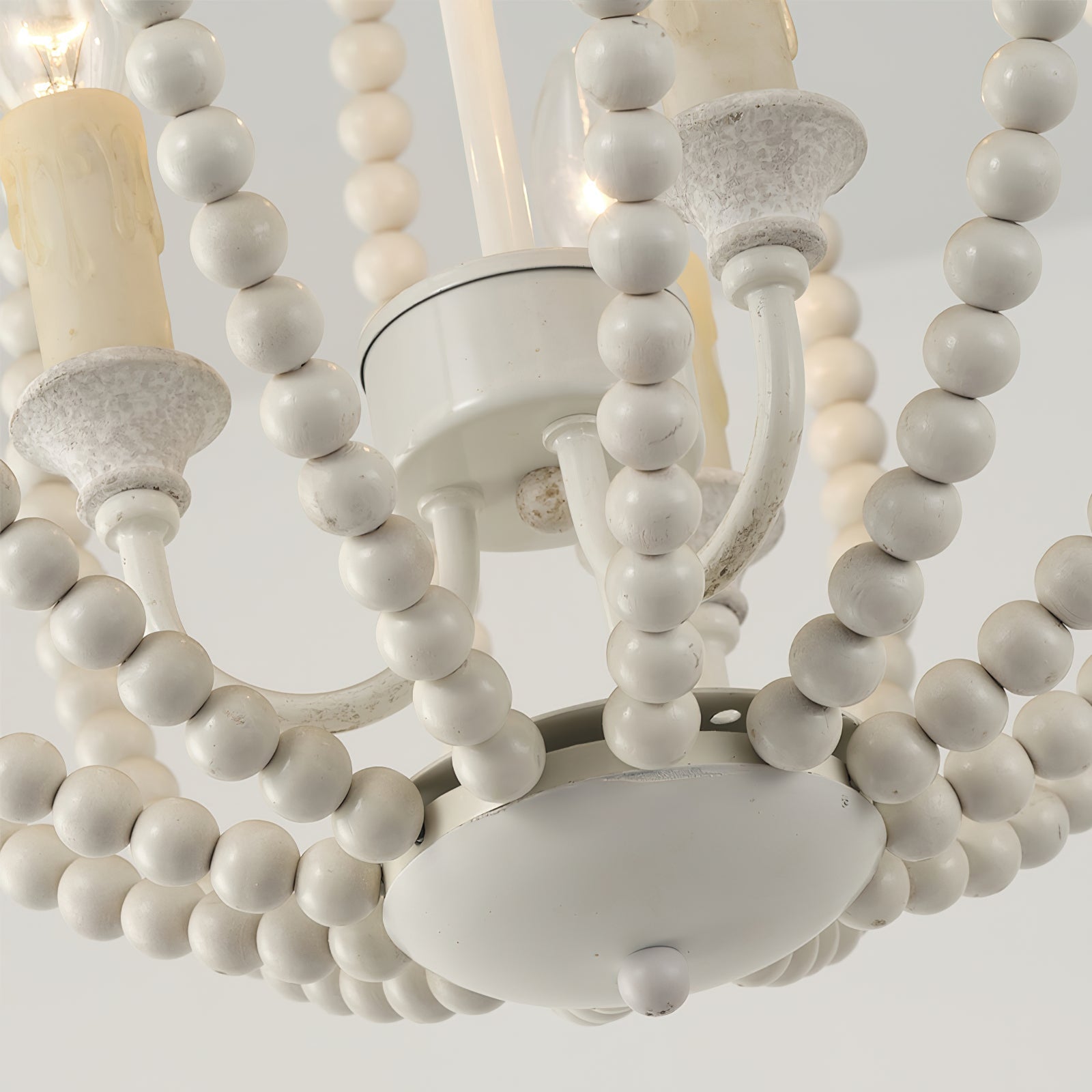 Vanoren Modern Minimalist Beaded Wooden Pendant Lamp - Letslighting