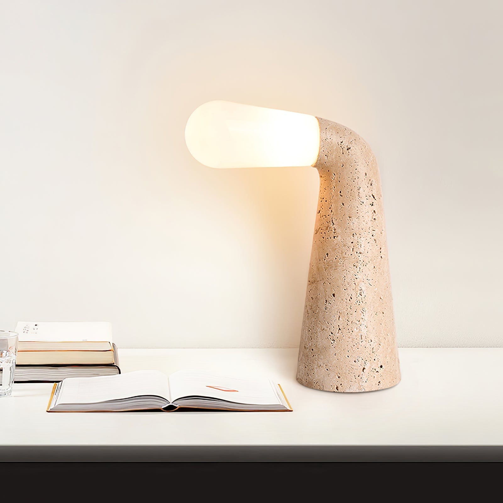Cocare Travertine Table Lamp - Letslighting