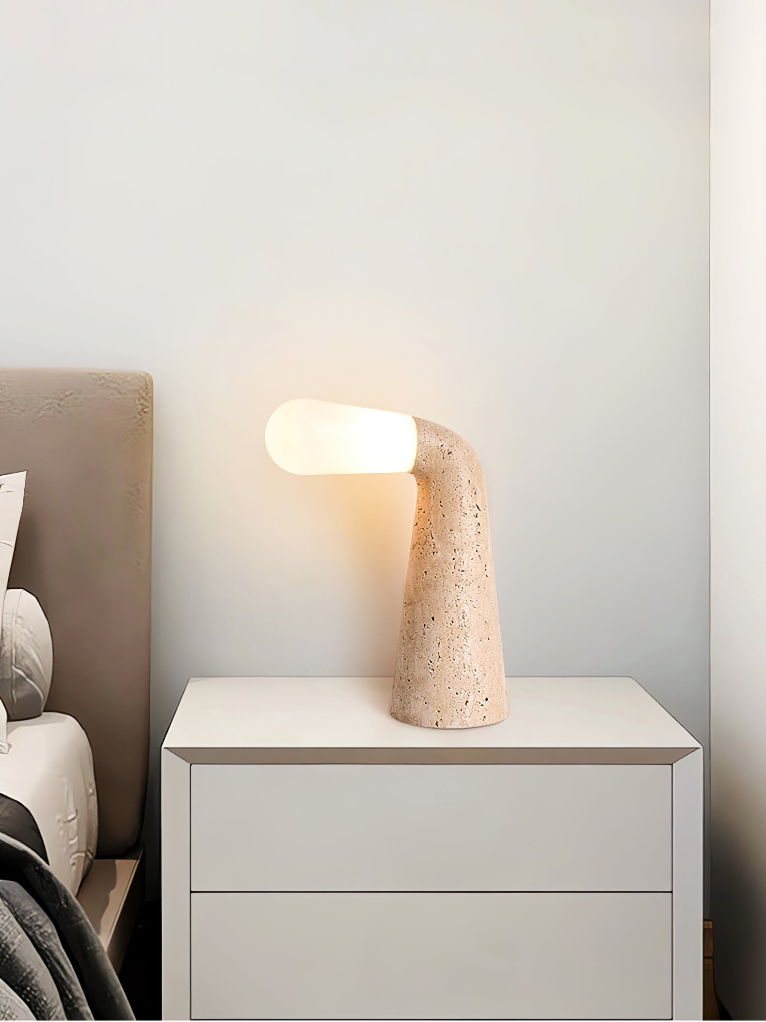 Cocare Travertine Table Lamp - Letslighting
