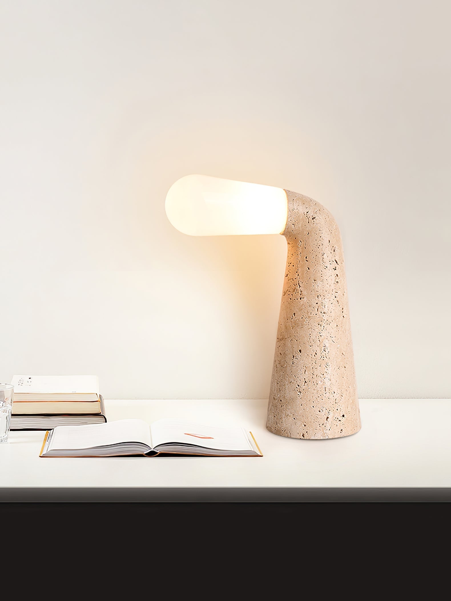 Cocare Travertine Table Lamp - Letslighting