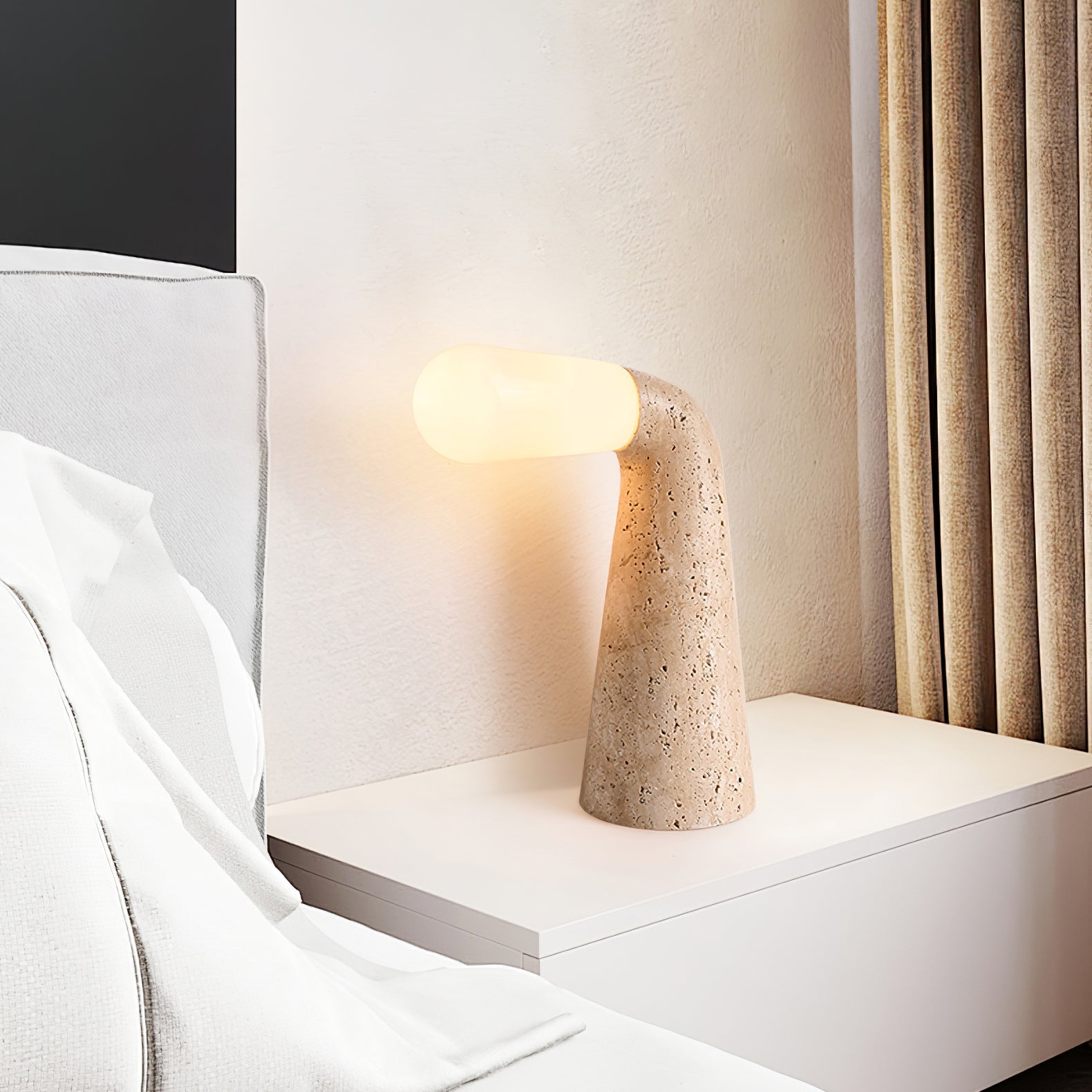 Cocare Travertine Table Lamp - Letslighting