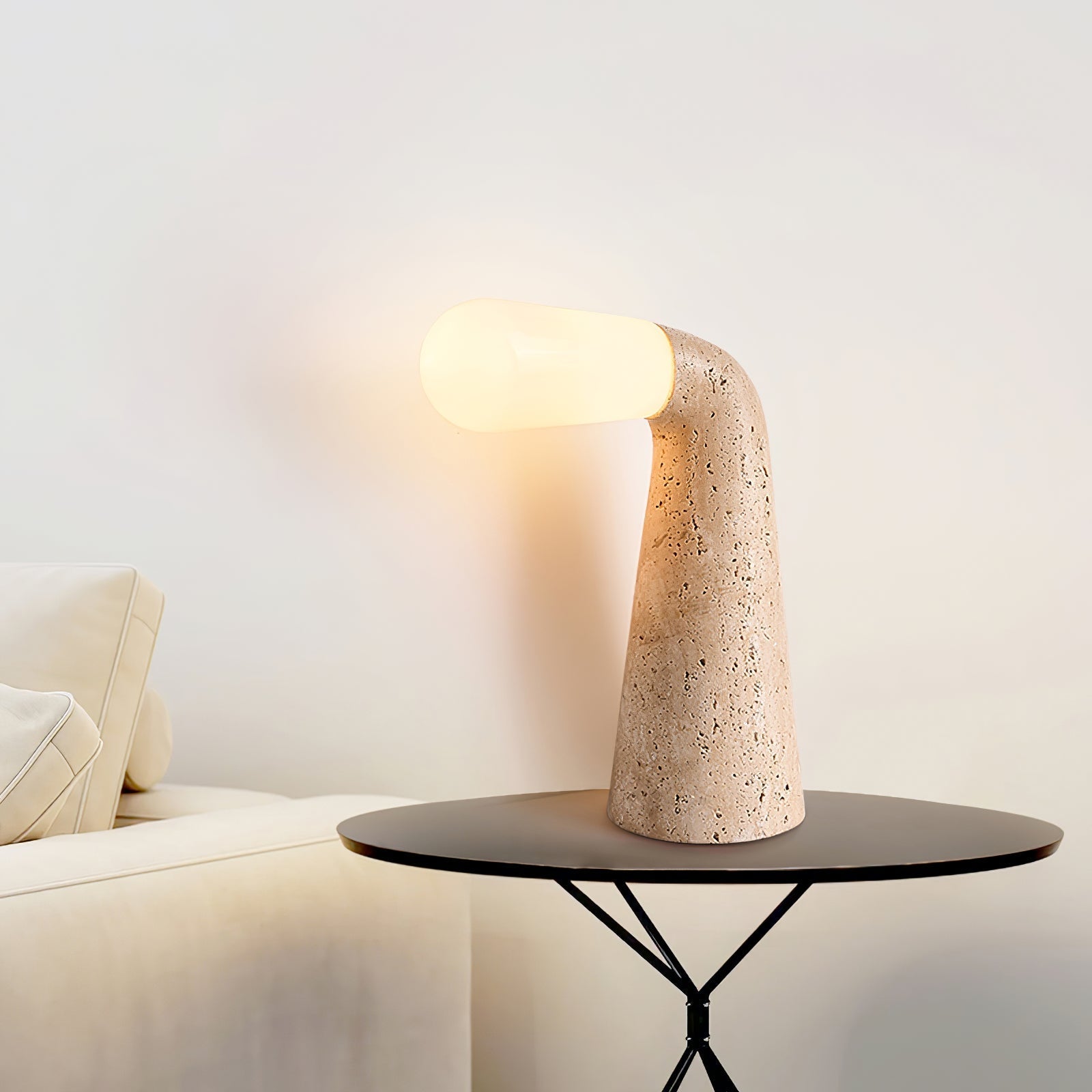 Cocare Travertine Table Lamp - Letslighting