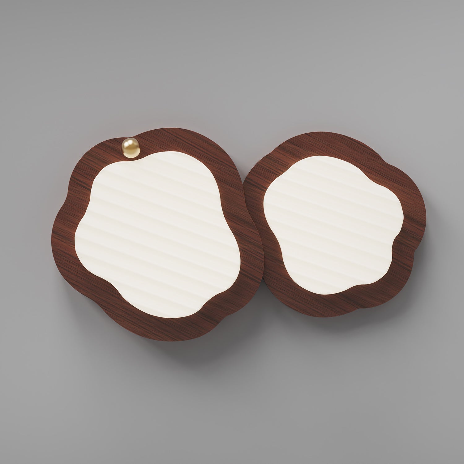 Niseko Ceiling Lamp Wood Finish With Cloud-Like - Letslighting