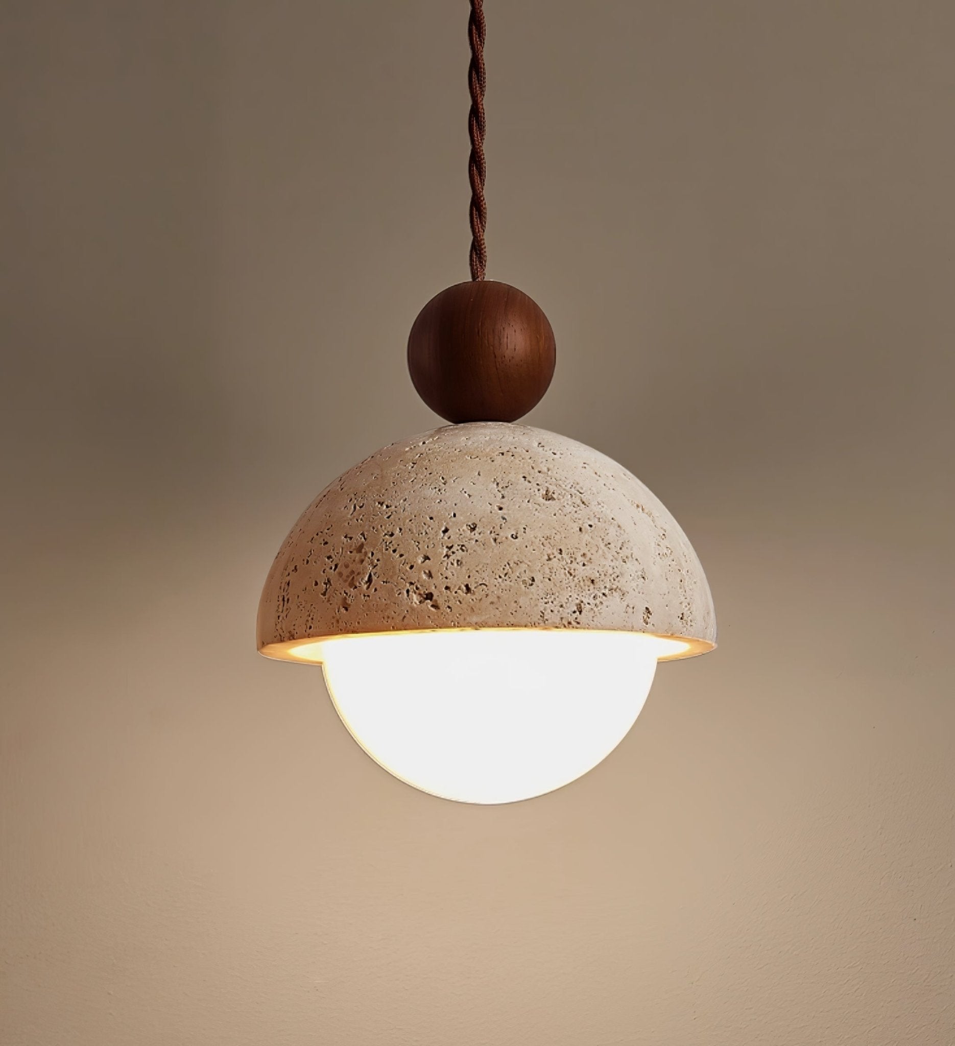 Niva Travertine Pendant Light - Letslighting