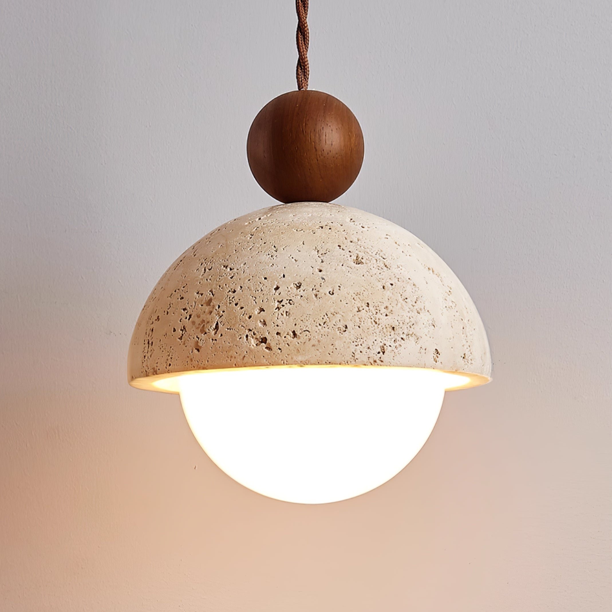 Niva Travertine Pendant Light - Letslighting