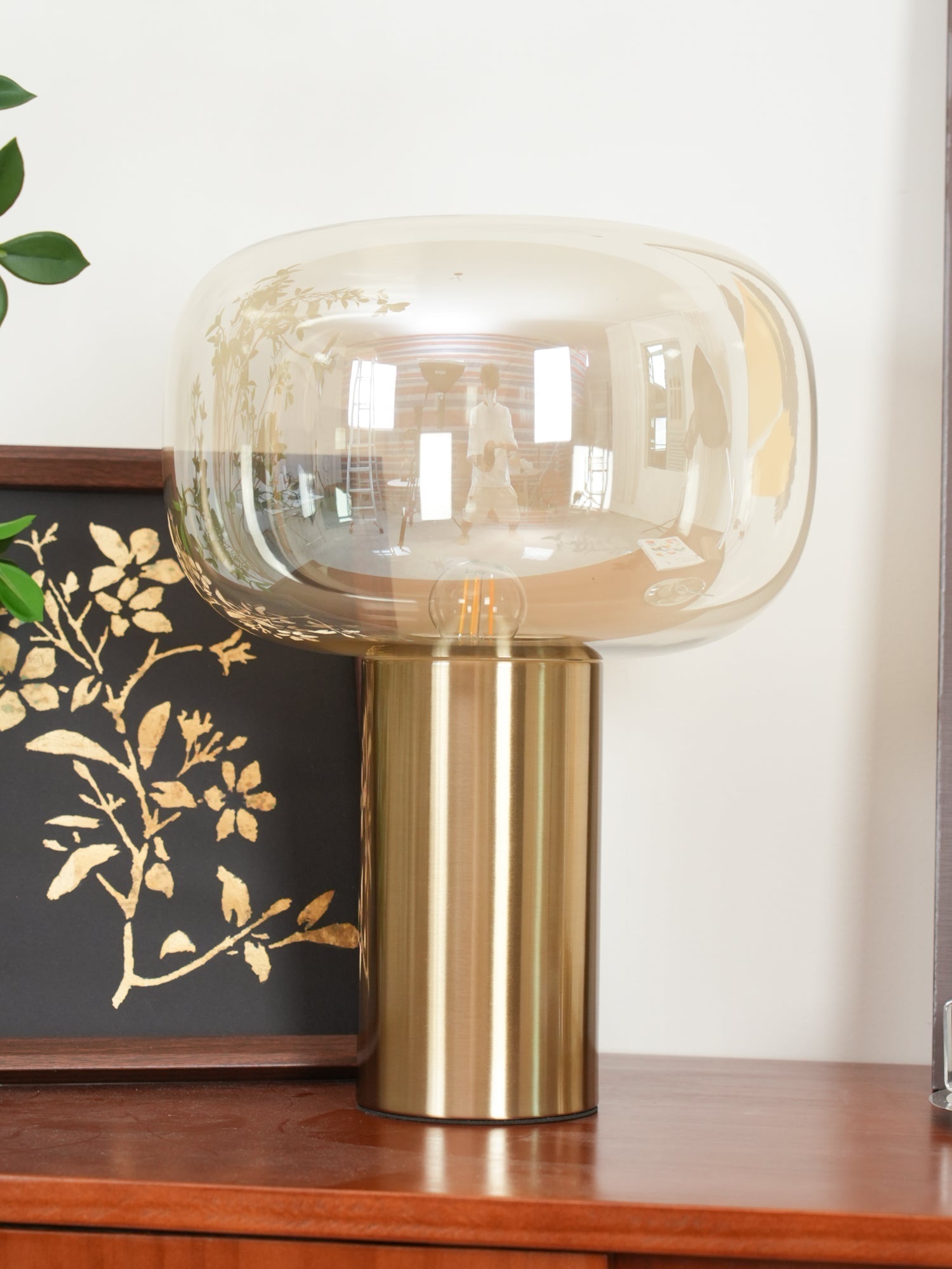 Lumore Glass Industrial Table Lamp - Letslighting