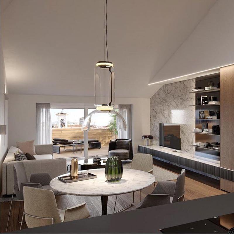 Noctambule Pendant Lamp Transparent Body LED - Letslighting