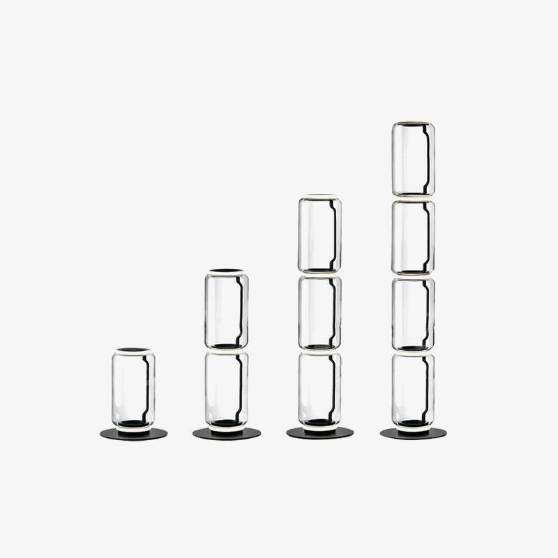 Lustra Floor Lamp Bamboo Glass - Letslighting