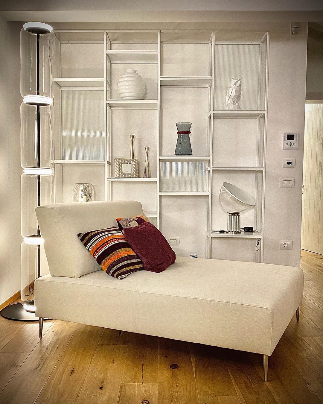 Lustra Floor Lamp Bamboo Glass - Letslighting