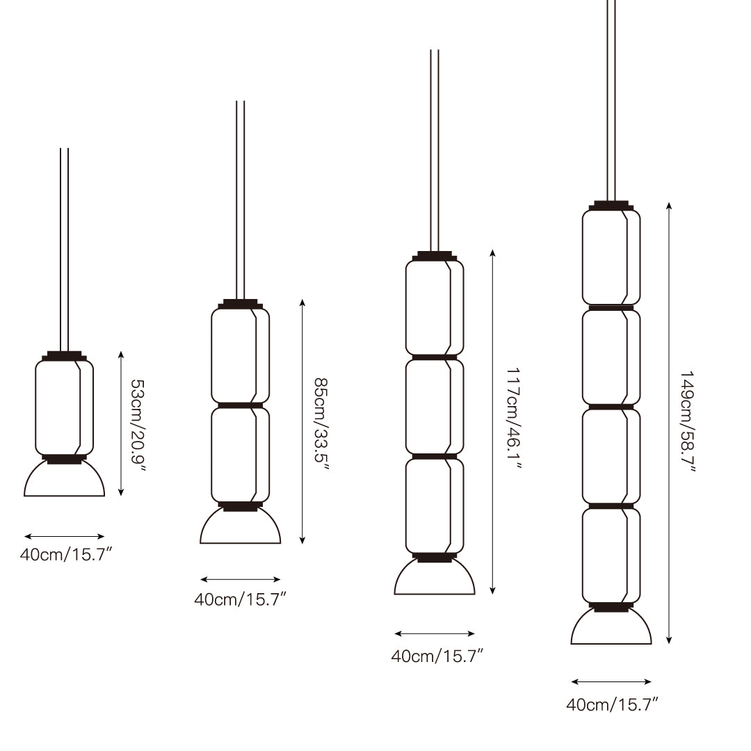 Cadorus Premium Elegance Glass Pendant Lamp - Letslighting