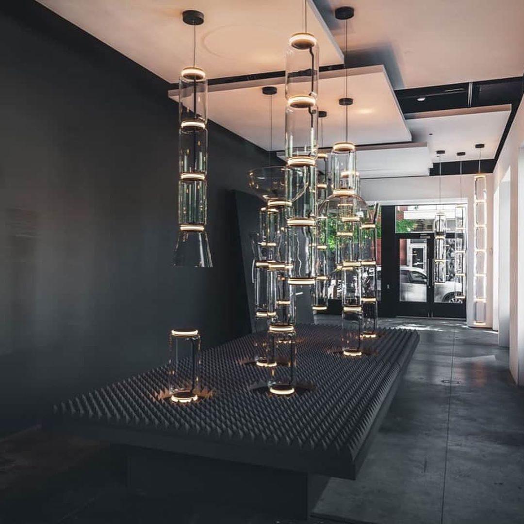 Lustra Floor Lamp Bamboo Glass - Letslighting