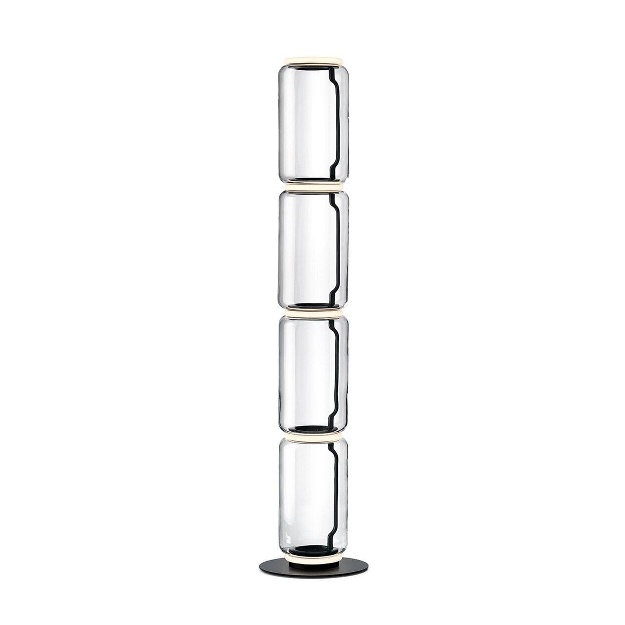 Lustra Floor Lamp Bamboo Glass - Letslighting