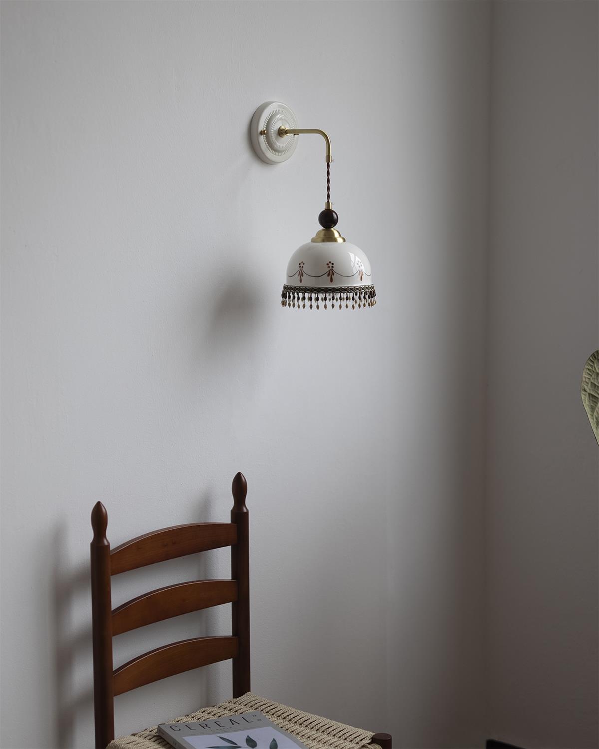 Noemi Wall Lamp Vintage Floral Elegance - Letslighting
