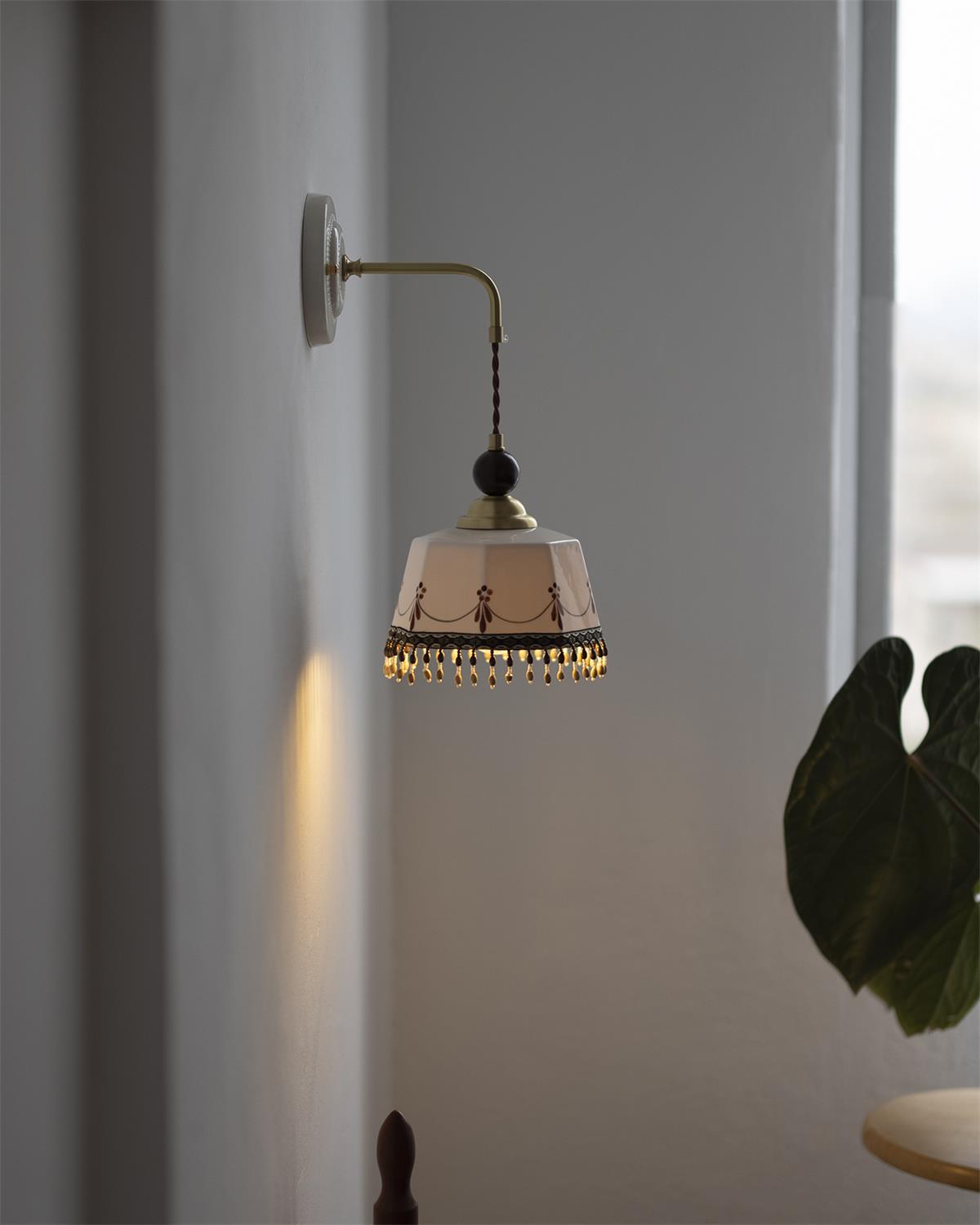 Noemi Wall Lamp Vintage Floral Elegance - Letslighting