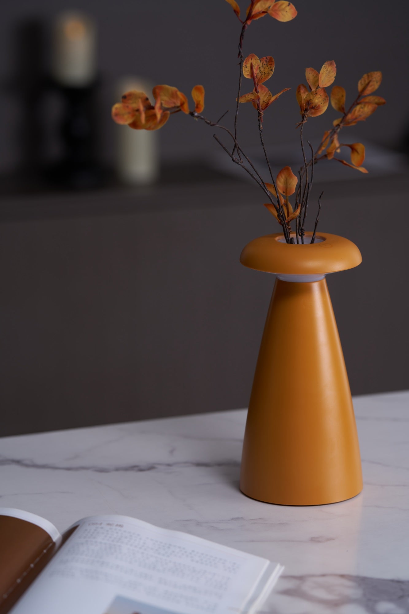Mushroove Ceramic Minimalist Table Lamp - Letslighting