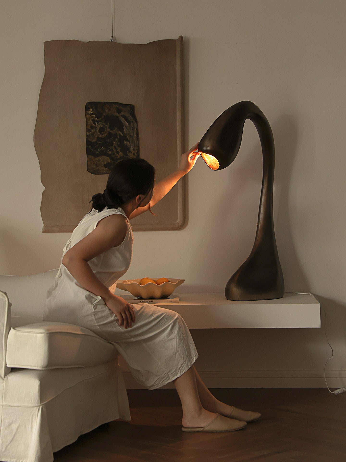 Noor Sculptural Table Lamp - Letslighting