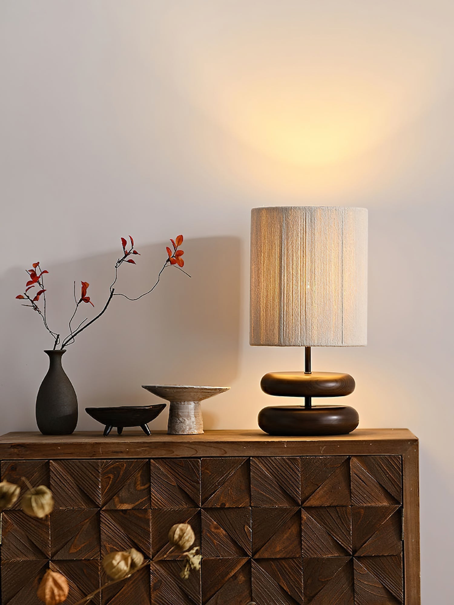 Morgan Minimalist Wood Table Lamp - Letslighting