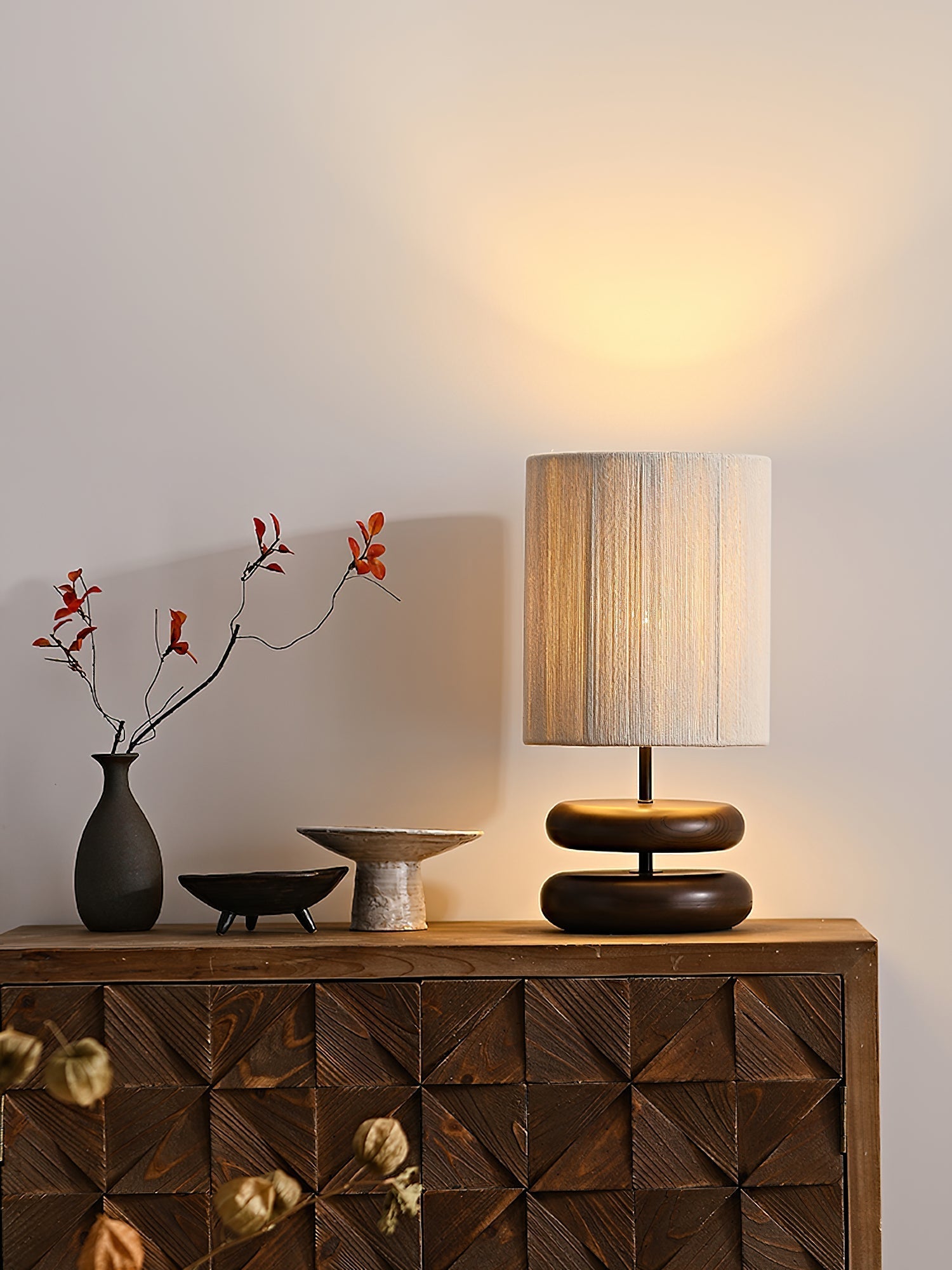 Morgan Minimalist Wood Table Lamp - Letslighting