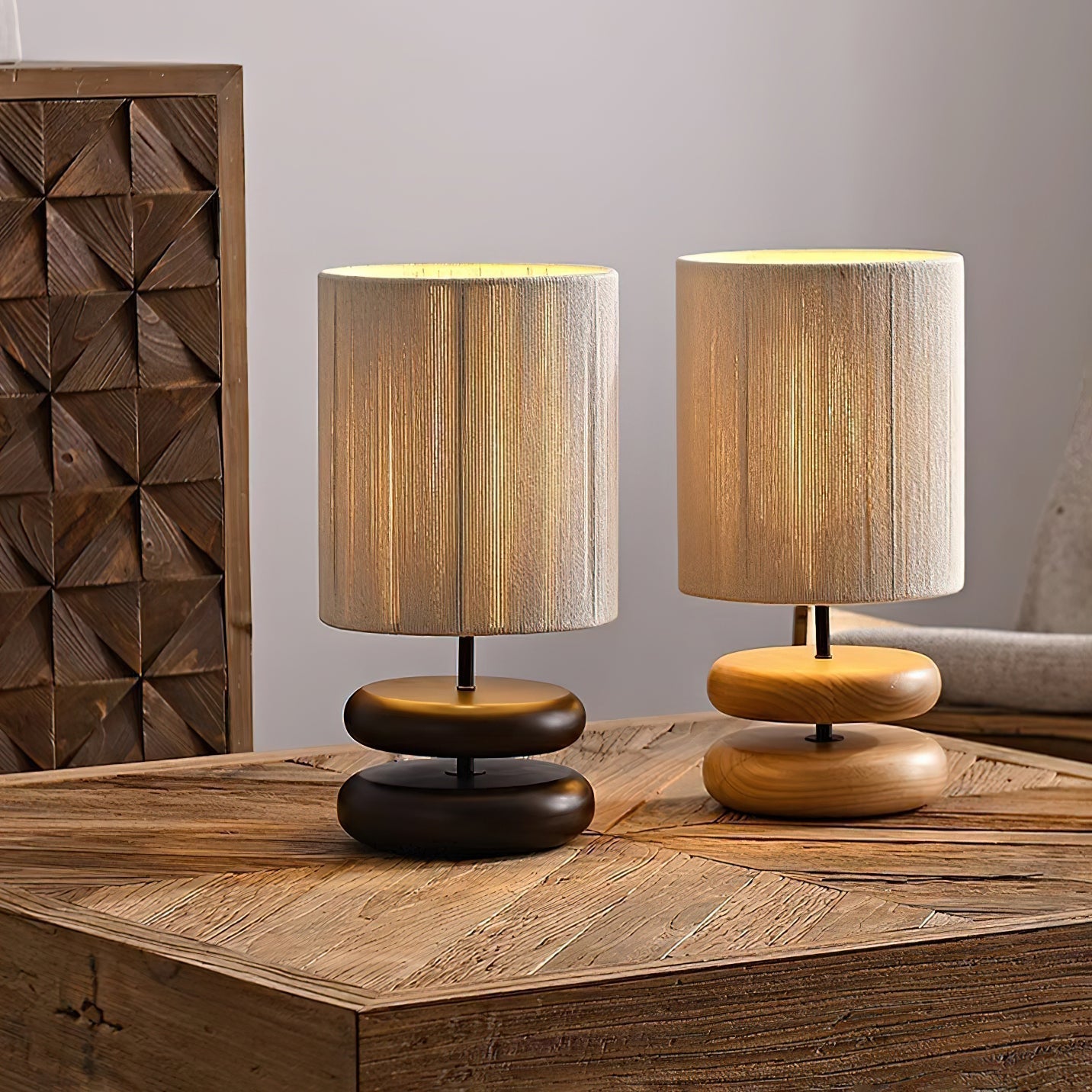 Morgan Minimalist Wood Table Lamp - Letslighting