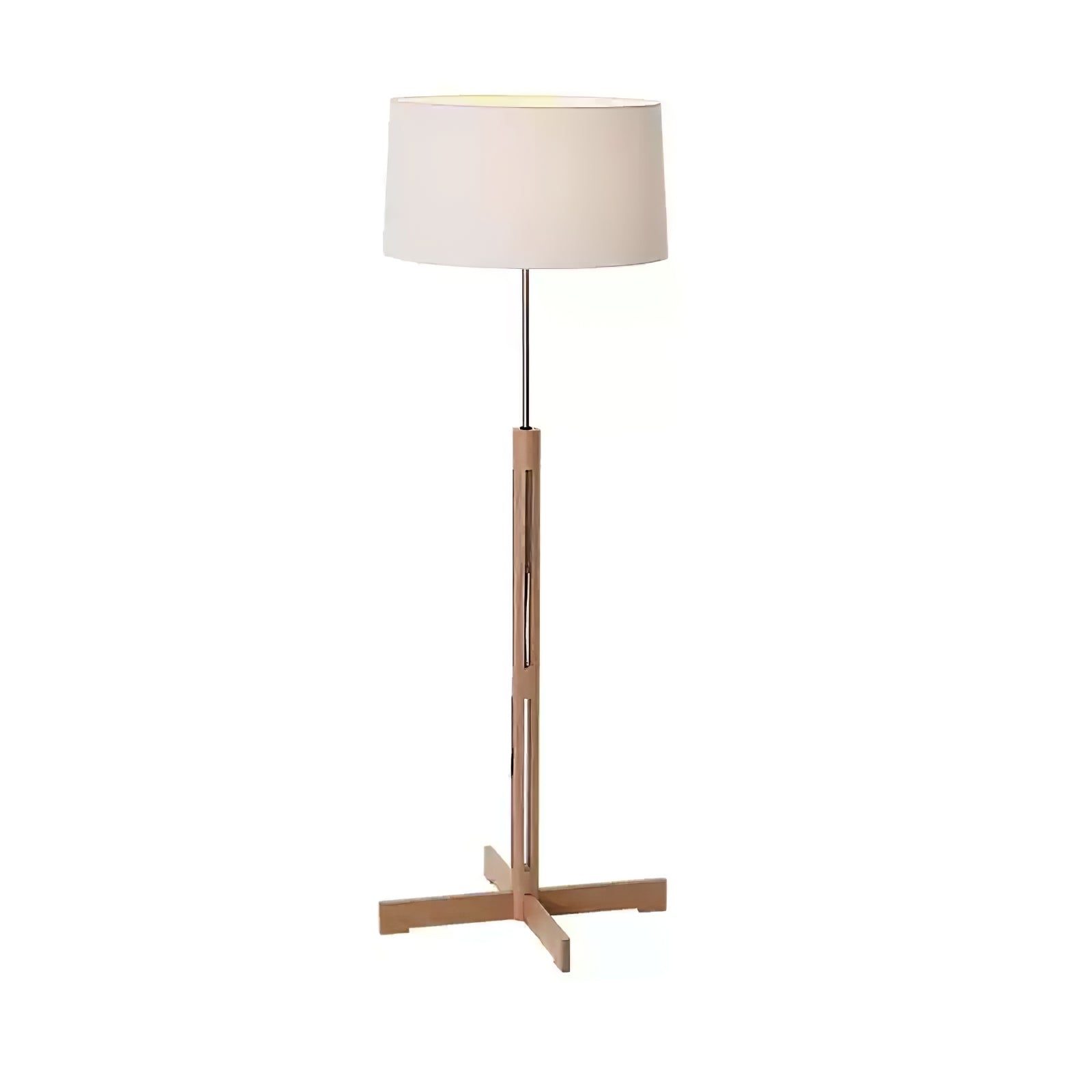 Terray Wood Fabric Classic Floor Lamp - Letslighting