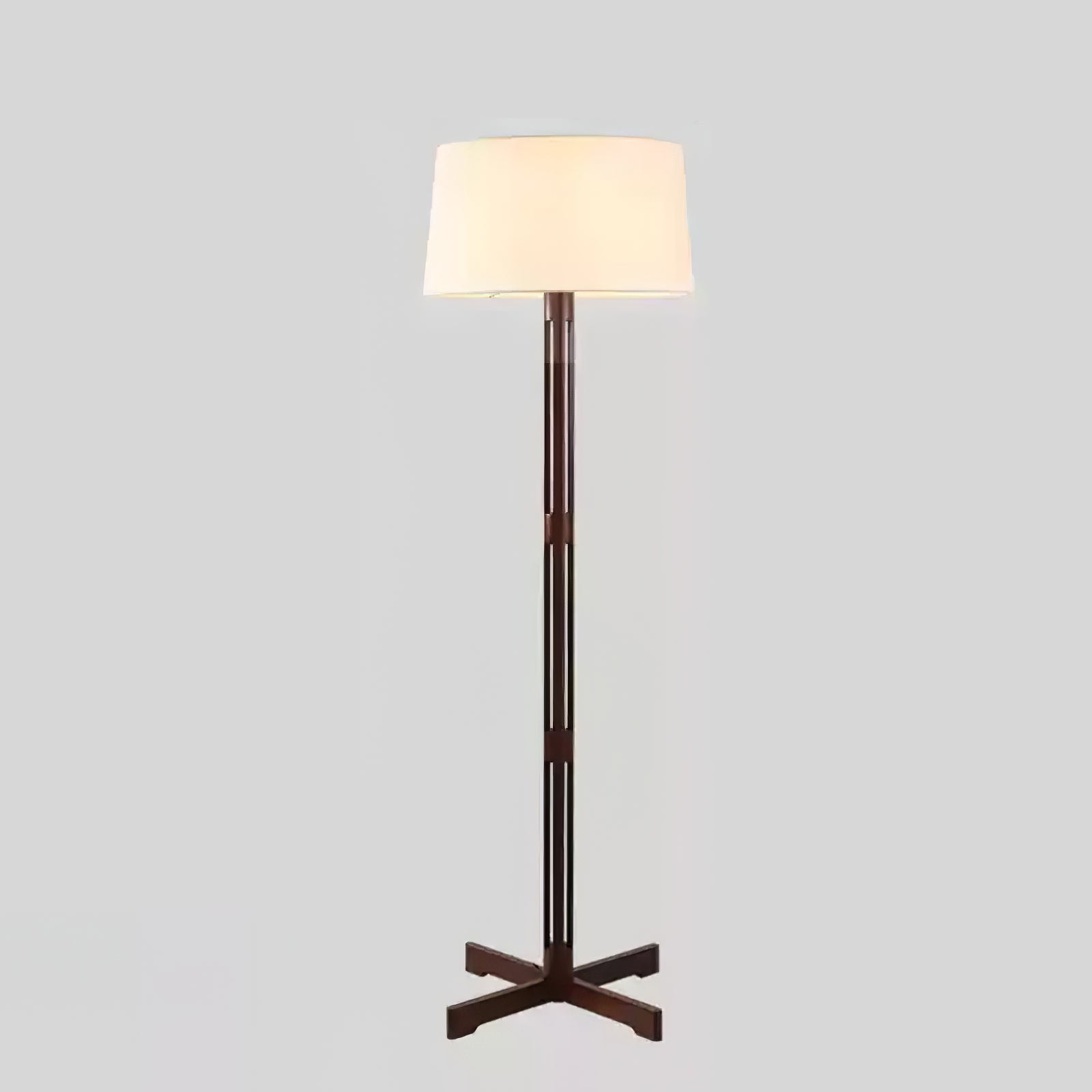 Terray Wood Fabric Classic Floor Lamp - Letslighting