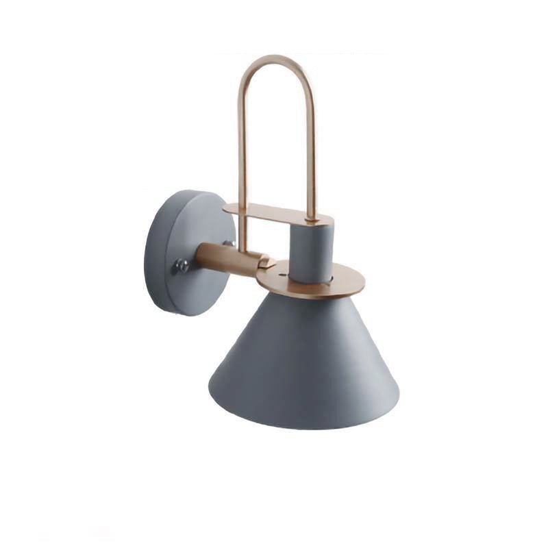 Lustra Wall Lamp Black Gold Minimalist - Letslighting