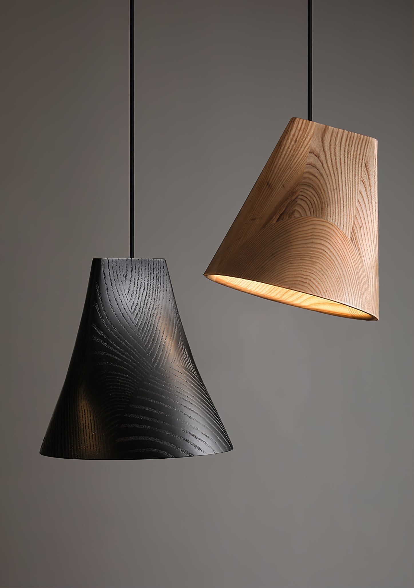 Vetra Rustic Wood Pendant Light - Letslighting
