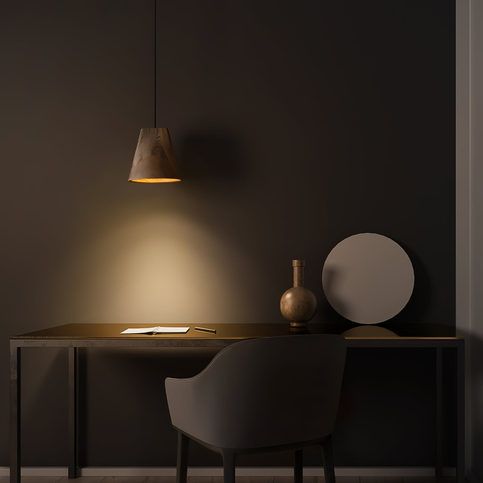 Vetra Rustic Wood Pendant Light - Letslighting