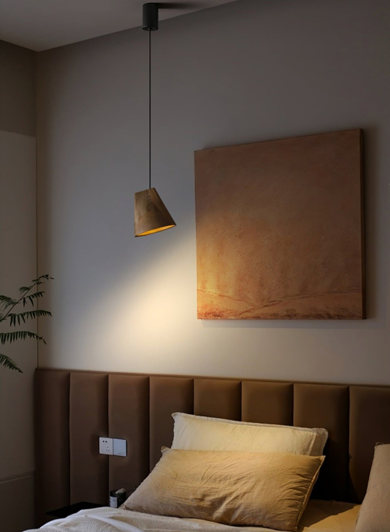 Vetra Rustic Wood Pendant Light - Letslighting
