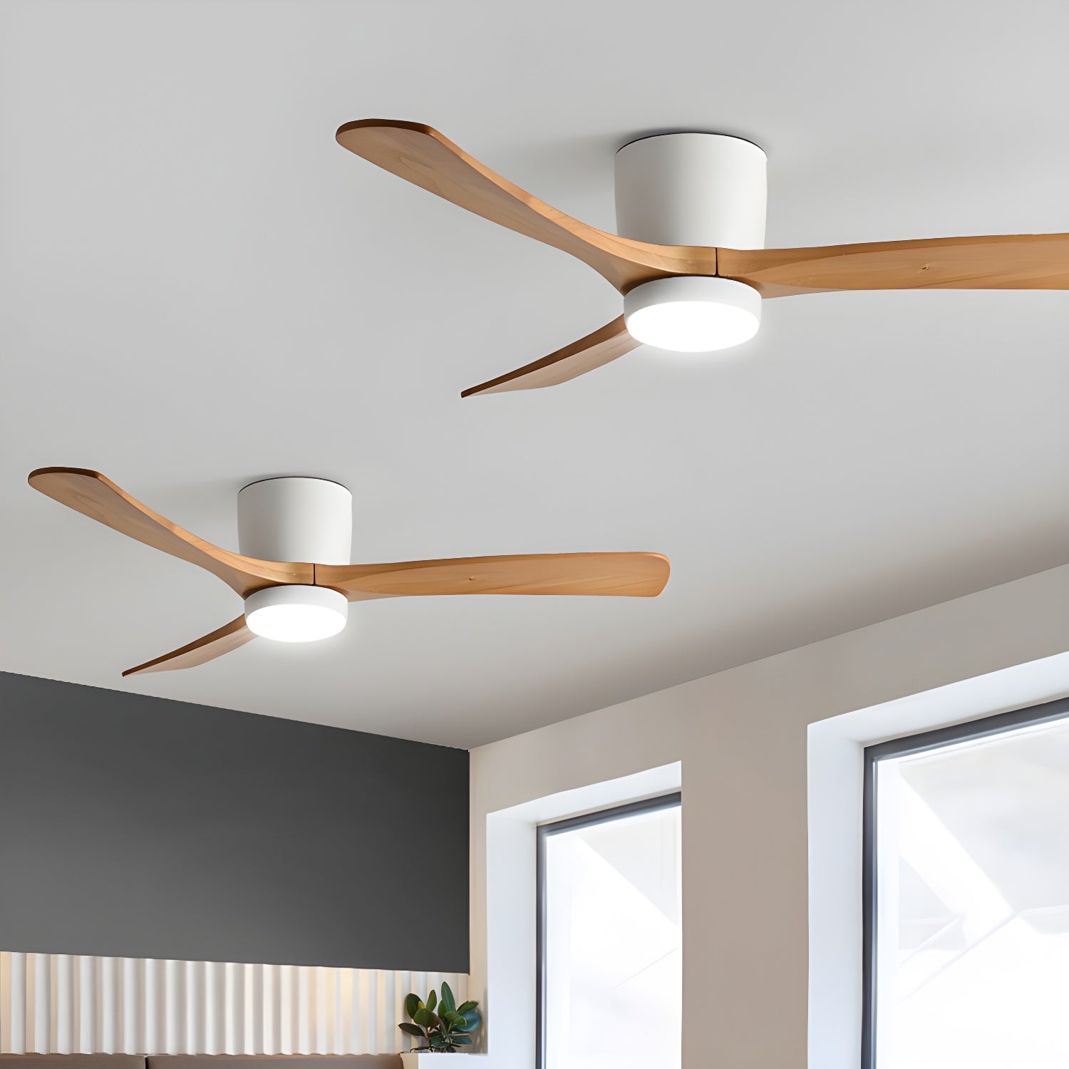 Nielsen Nordic Wooden 42"/48" Ceiling Fan Light