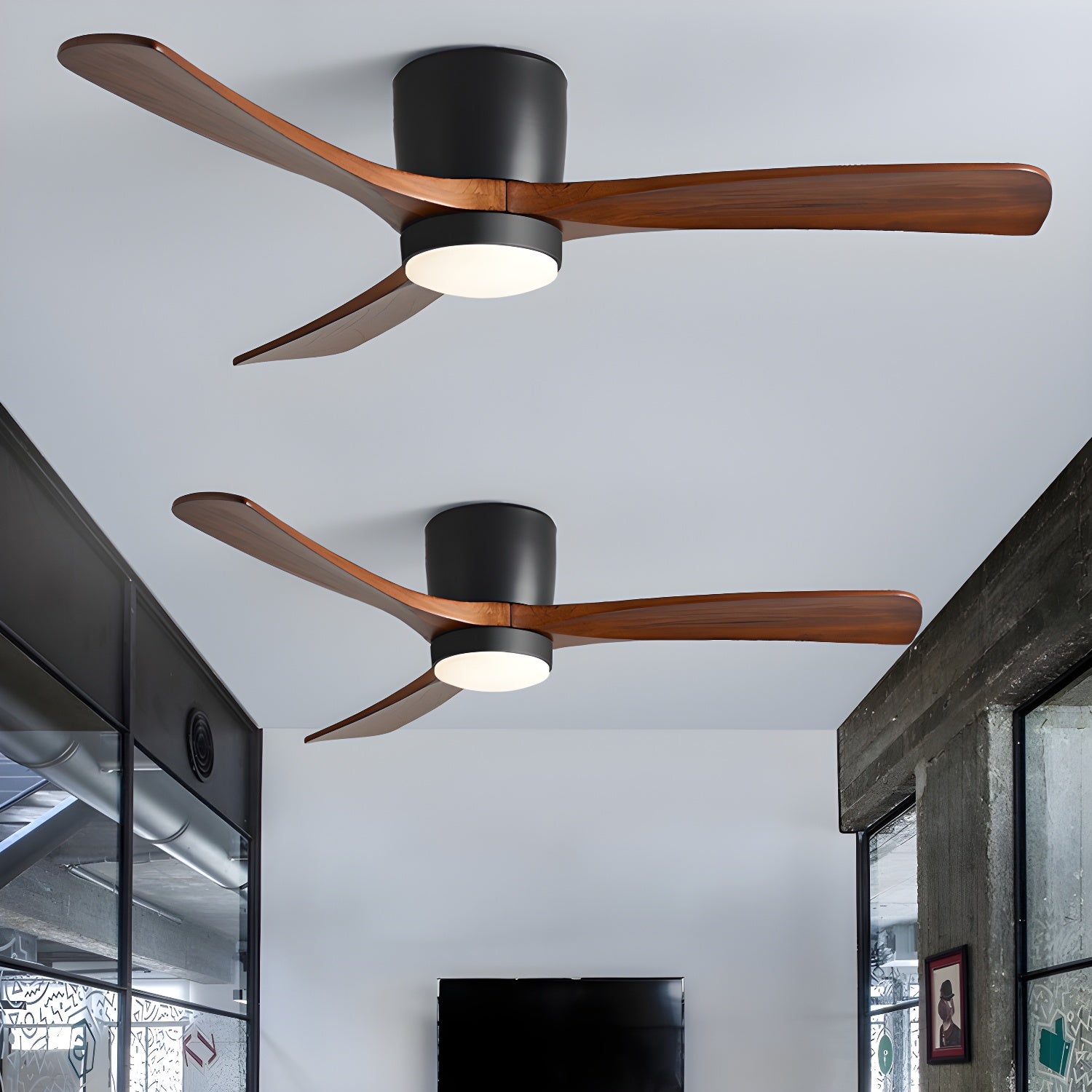 Nielsen Nordic Wooden 42"/48" Ceiling Fan Light