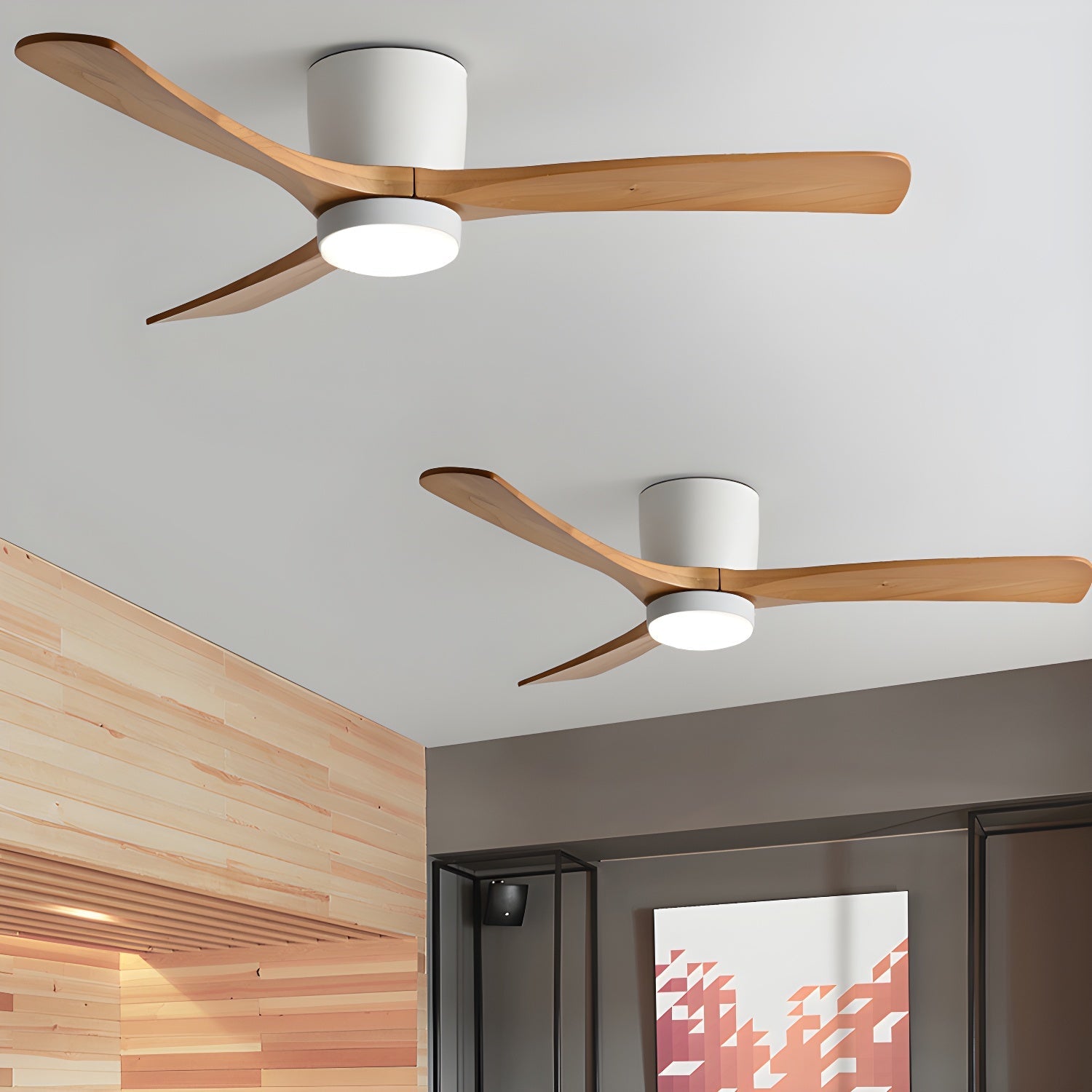 Nielsen Nordic Wooden 42"/48" Ceiling Fan Light