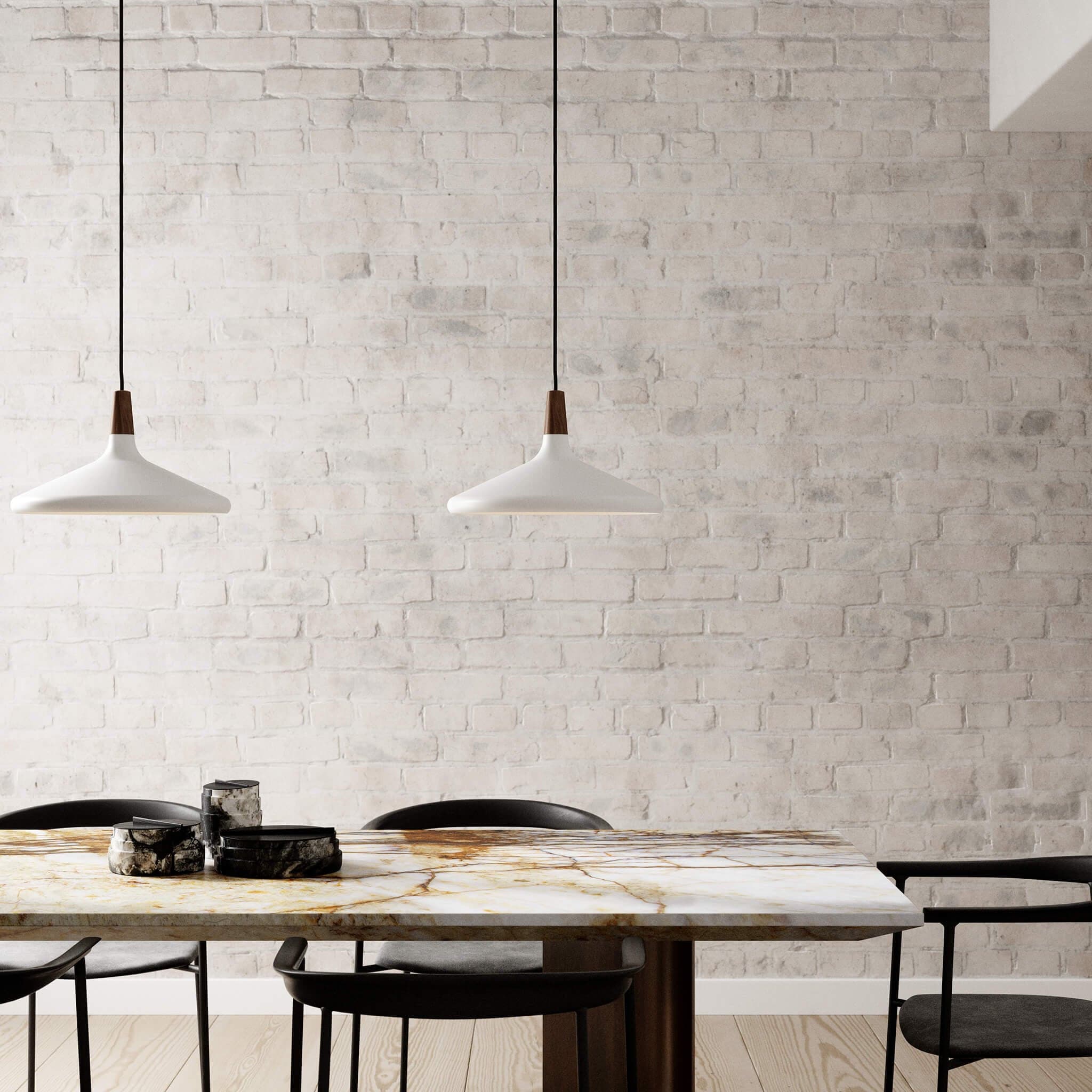 Nori Pendant Lamp Minimalist Shape With Wooden - Letslighting