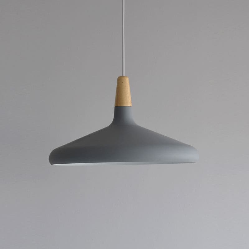 Nori Pendant Lamp Minimalist Shape With Wooden - Letslighting