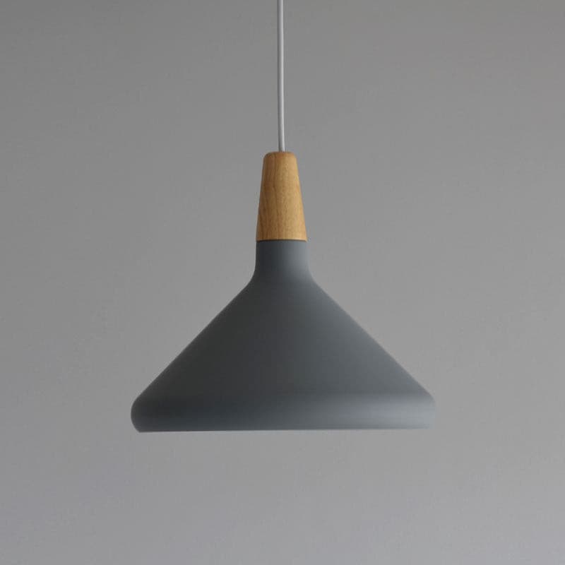 Nori Pendant Lamp Minimalist Shape With Wooden - Letslighting
