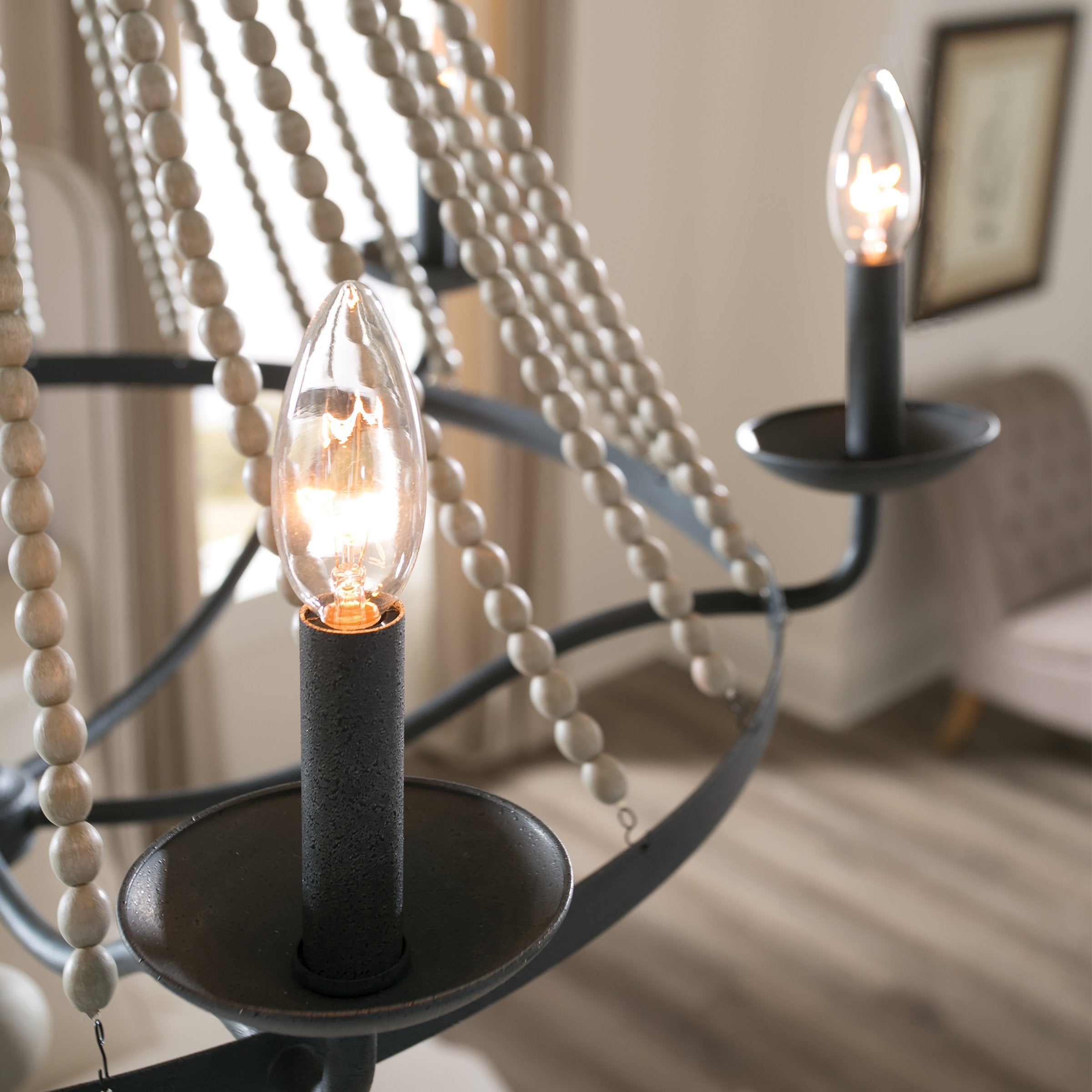 Alloren Vintage Industrial Empire Chandelier - Letslighting