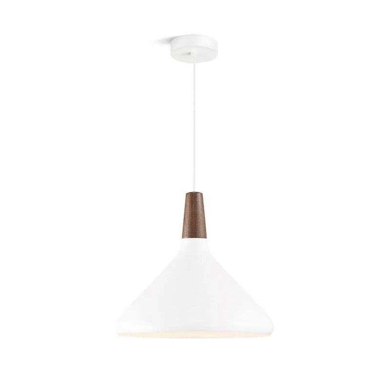 Nori Pendant Lamp Minimalist Shape With Wooden - Letslighting