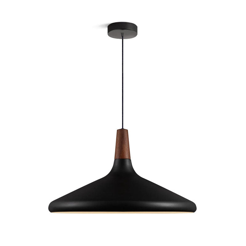 Nori Pendant Lamp Minimalist Shape With Wooden - Letslighting