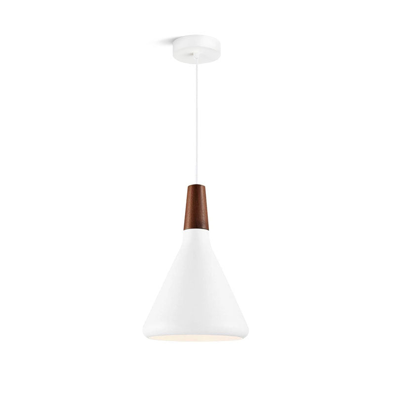 Nori Pendant Lamp Minimalist Shape With Wooden - Letslighting