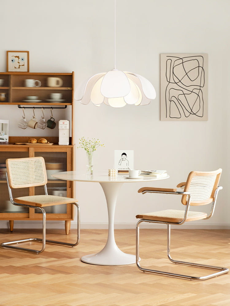 Norm Pendant Lamp Fabric Petal Shade For Dining Room - Letslighting