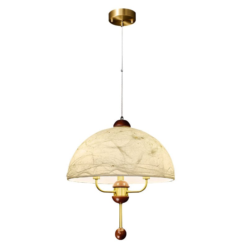 Varaeia Traditional Elegance Bloom Fabric Wood Pendant Lamp - Letslighting