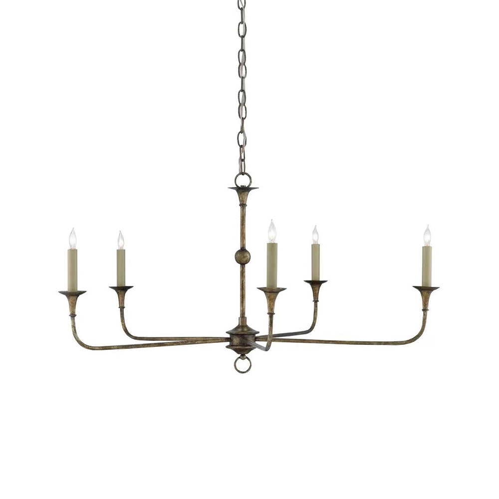 Unity Vintage Mid-century Bronze Chandelier - Letslighting