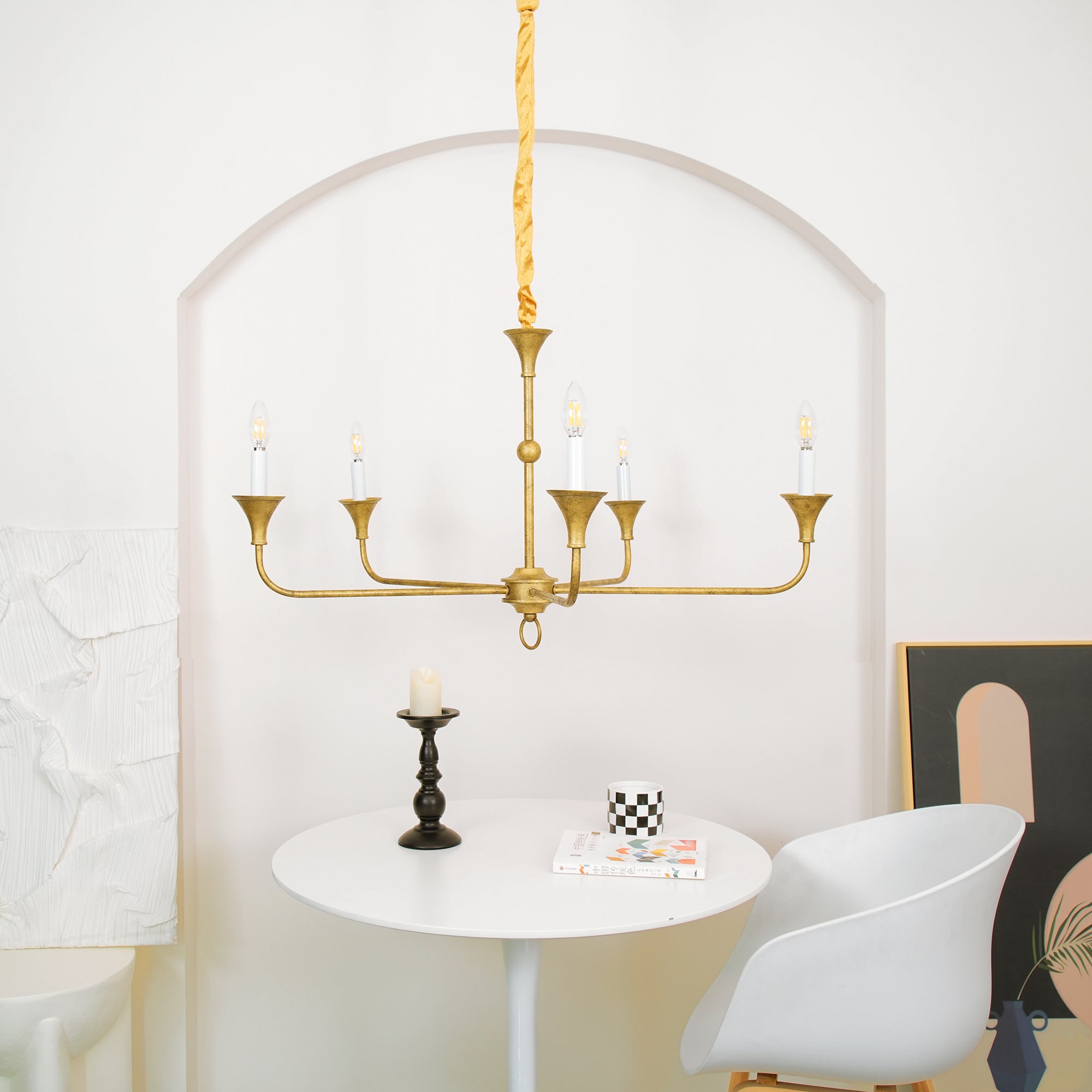 Lustra Candle Chandelier Elegant - Letslighting
