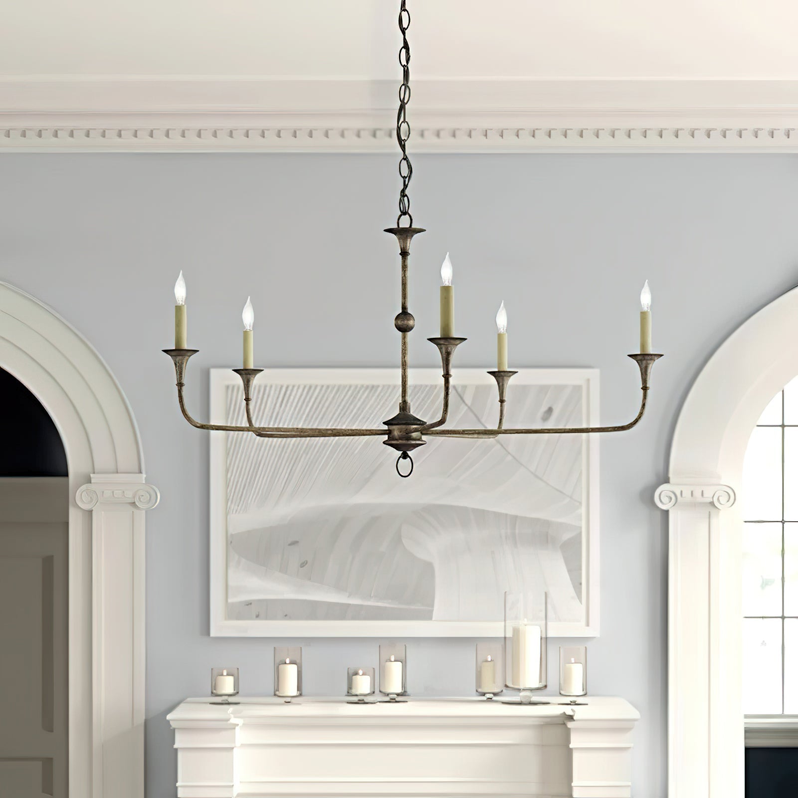 Lustra Candle Chandelier Elegant - Letslighting