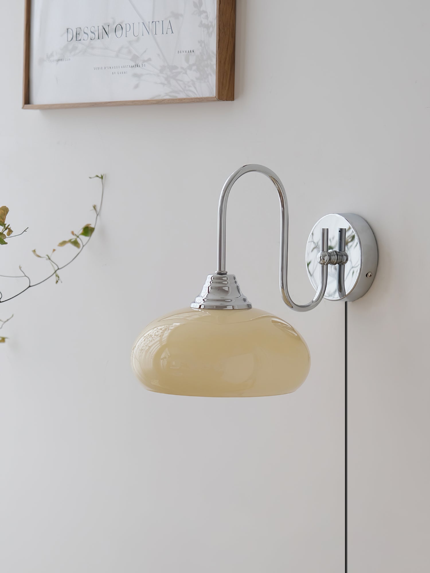 Ulsilia Premium Nordic Plug-in Glass Wall Lamp - Letslighting