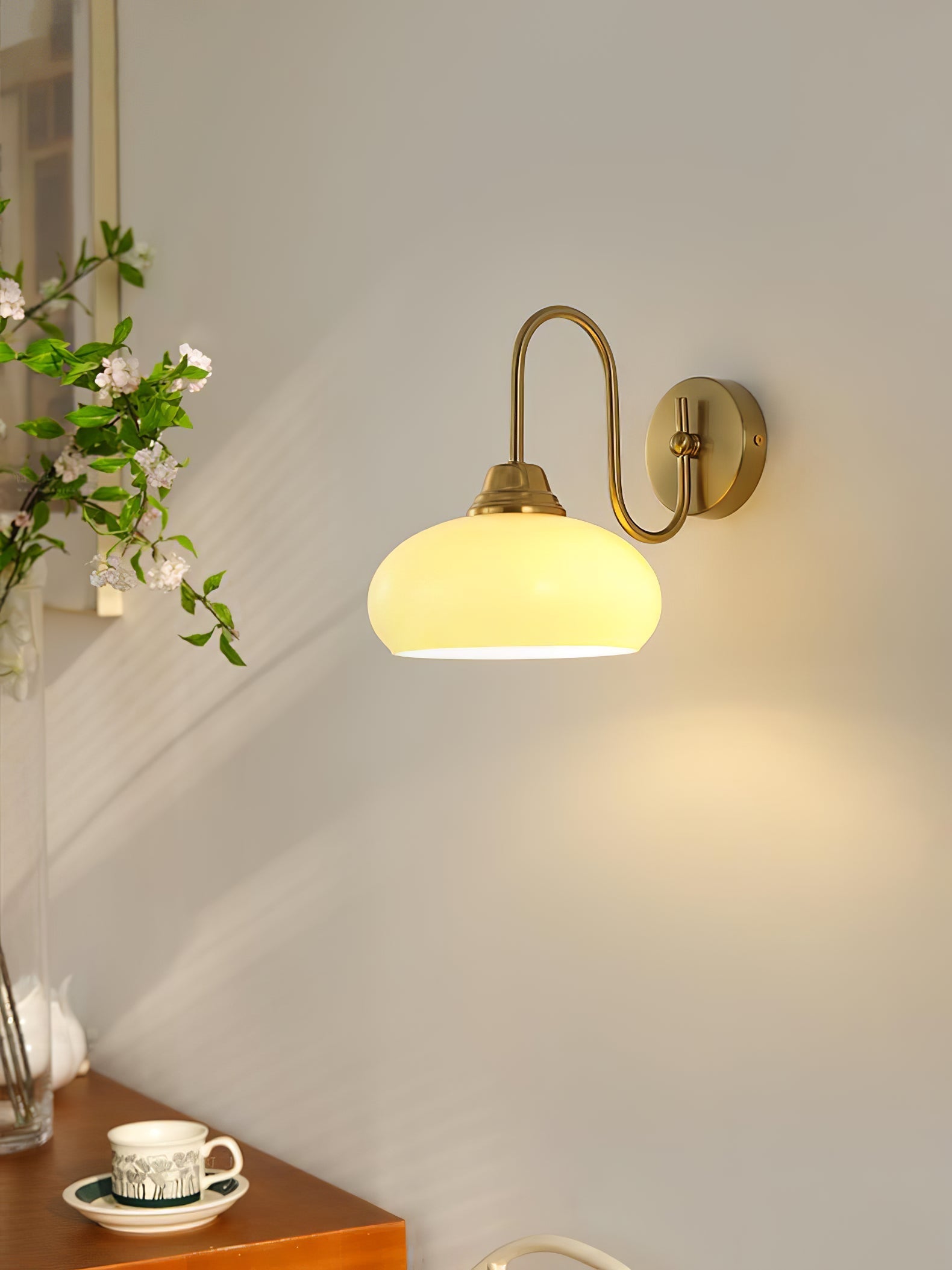 Ophaan Modern Minimalist Glass Wall Light - Letslighting