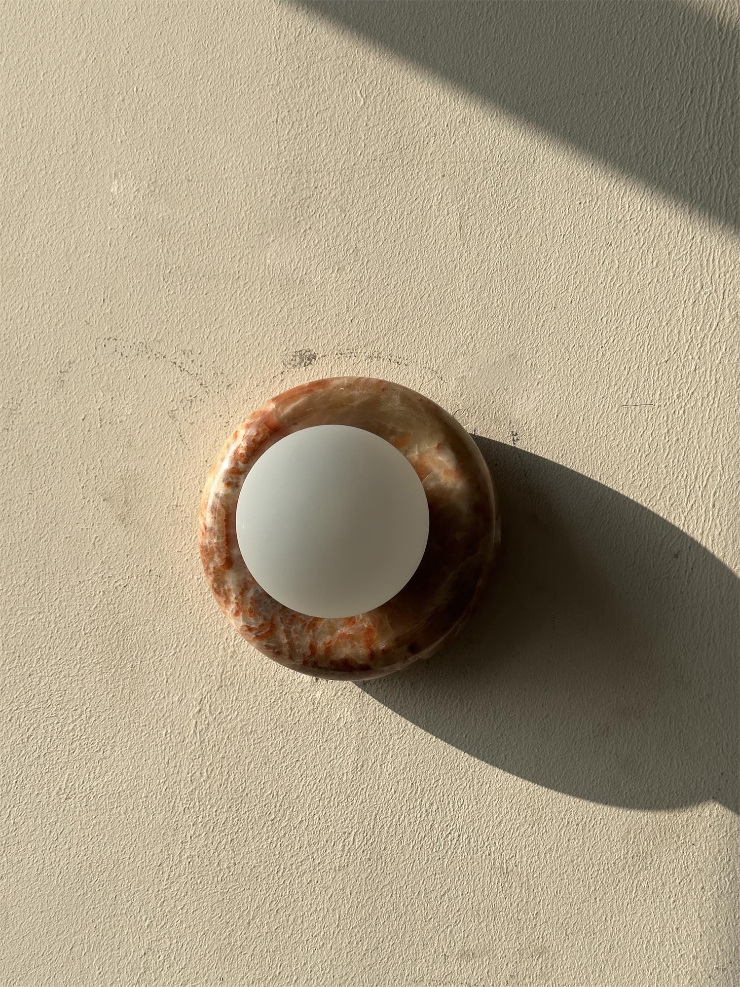 Cemaros Modern Minimalist Jade Glass Wall Lamp - Letslighting